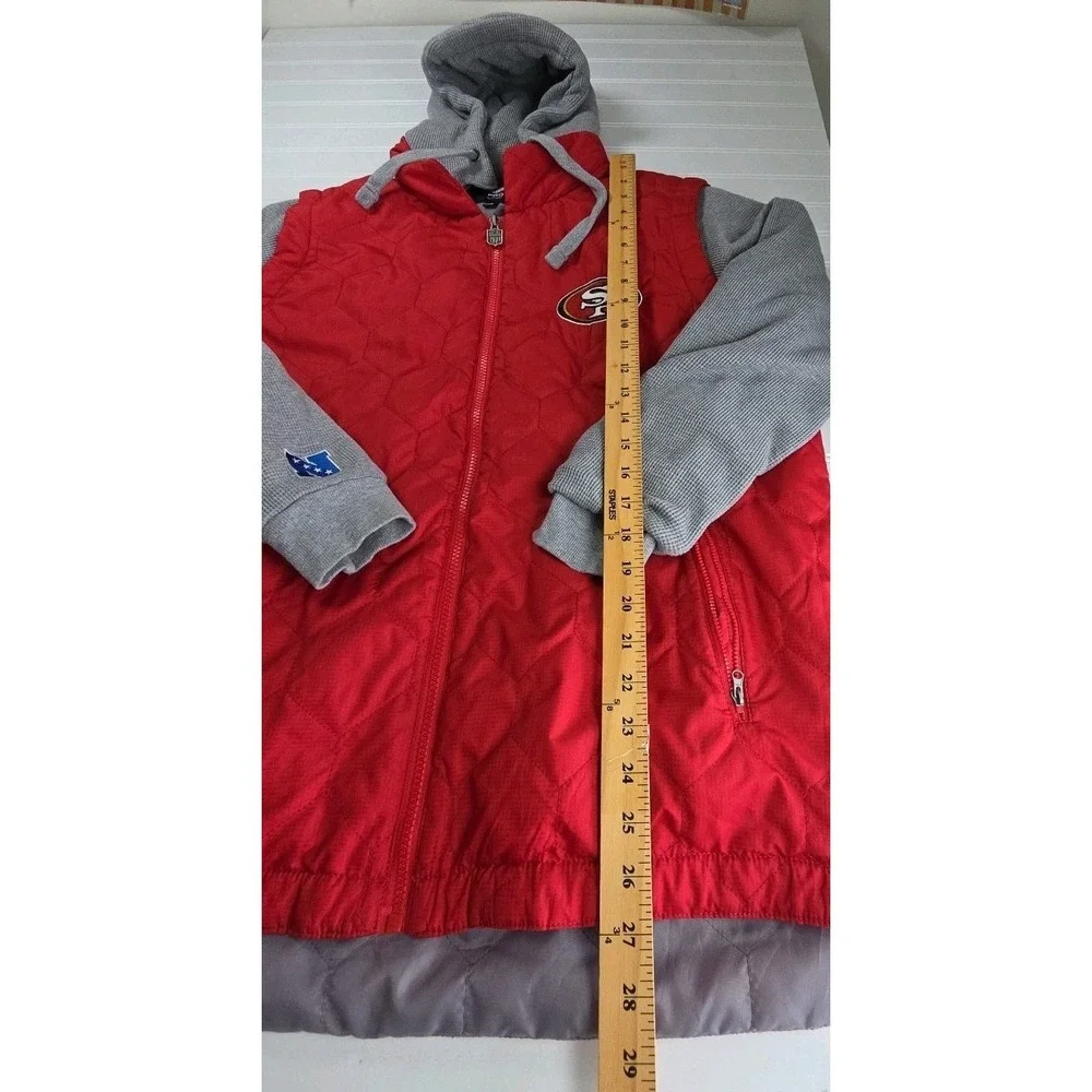 Vintage 90s Men's SF 49ers NFL Pro Line Jacket Red Sz L